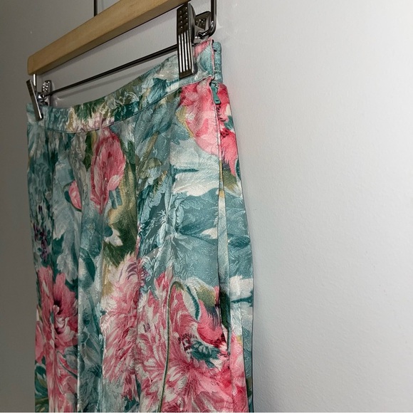 Vintage Silk Skirt Women's Size Small Floral Midi Anne Crimmins Umi Collection‎ - Picture 6 of 9